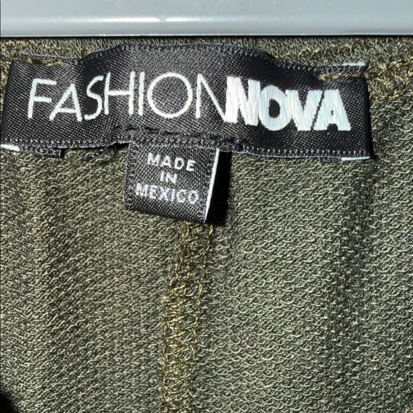 Fashion Nova Olive Green Jumpsuit - Picture 2 of 4